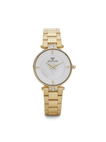 Spectrum Gold Stainless Steel  Wrist Watch 25162L-2