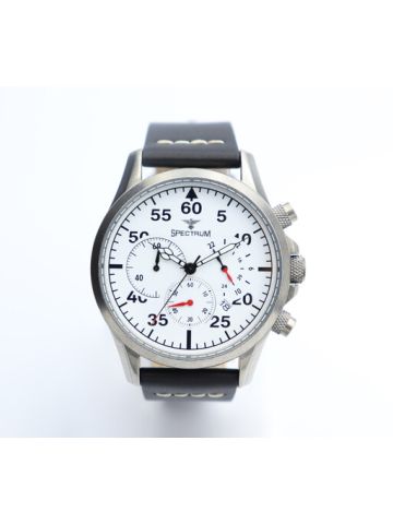 Multidimensional Leather Men's Black Watch - S23019M-1