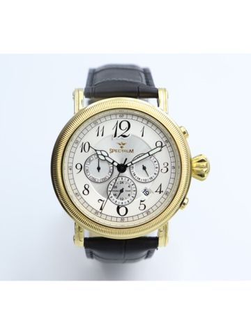 Challenger Leather Men's Black Watch - S23029M-1