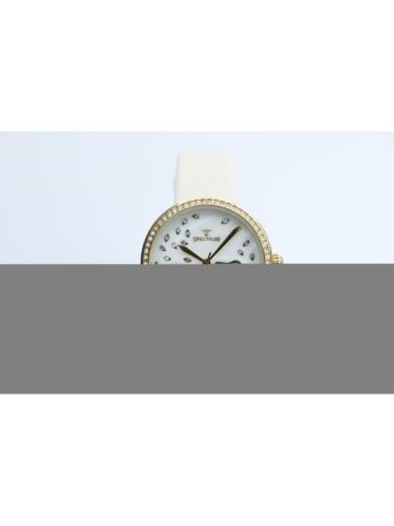 Creative Leather Women's White Watch - 25110L-2