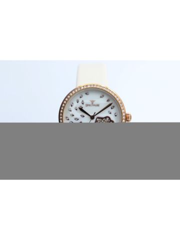 Creative Leather Women's White Watch - 25110L-3