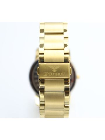 Inventor Stainless Steel Men's Gold Watch - 25119M-1