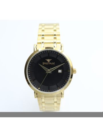 Inventor Stainless Steel Men's Gold Watch - 25140M-1