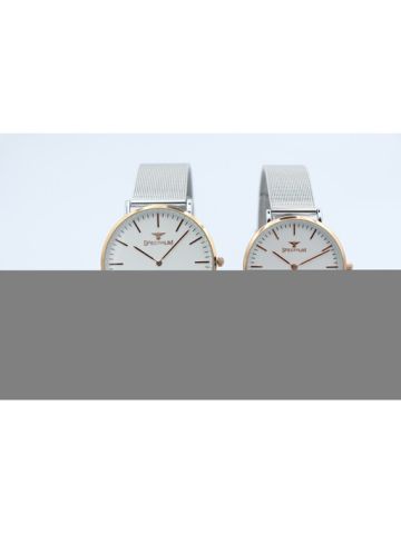 Inventor Mesh Band Women's Silver Watch - 25149L-4P