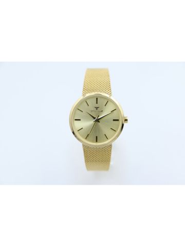Challenger Mesh Band WOMEN's Gold Watch - 25152L-1P
