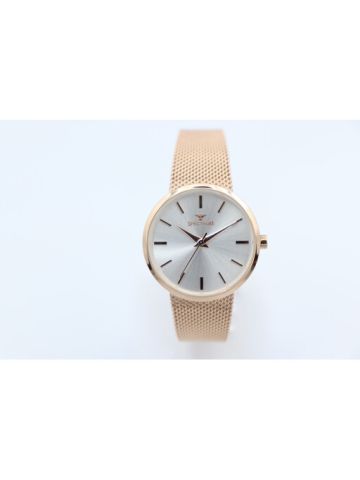 Challenger Mesh Band Women's Rose Gold Watch - 25152L-4