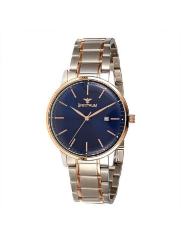 Spectrum Two Tone Rose Stainless Steel  Wrist Watch 25157G-4