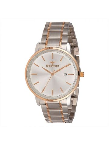 Spectrum Two Tone Rose Stainless Steel  Wrist Watch 25157G-5