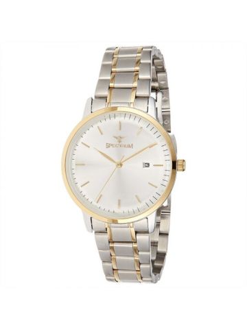 Spectrum Two Tone Stainless Steel  Wrist Watch 25157L-3