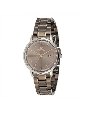 Spectrum Grey Stainless Steel  Wrist Watch 25157L-7