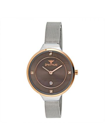 Spectrum Silver Mesh Band  Wrist Watch 25159L-5