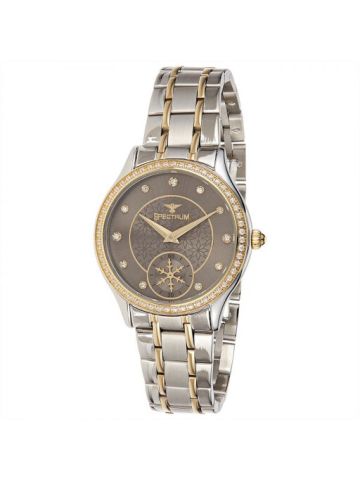 Spectrum Two Tone Stainless Steel  Wrist Watch, 25161L-3