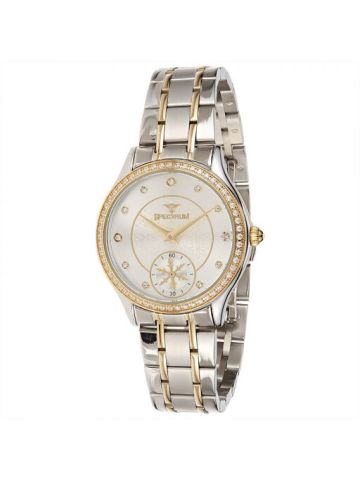 Spectrum Two Tone Stainless Steel  Wrist Watch, 25161L-4