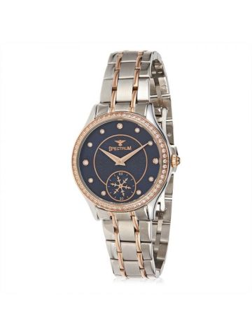 Spectrum Two Tone Rose Stainless Steel  Wrist Watch 25161L-5