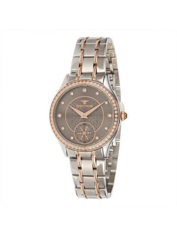 Spectrum Two Tone Rose Stainless Steel  Wrist Watch