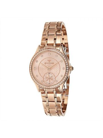 Spectrum Rose Stainless Steel  Wrist Watch 25161L-7 Gold