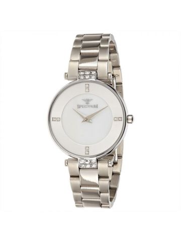 Spectrum Silver Stainless Steel  Wrist Watch 25162L-10