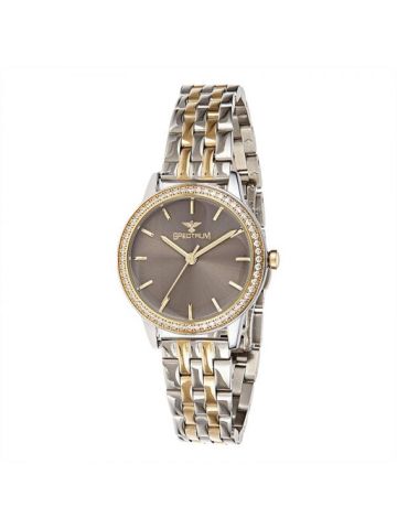 Spectrum Two Tone Stainless Steel  Wrist Watch