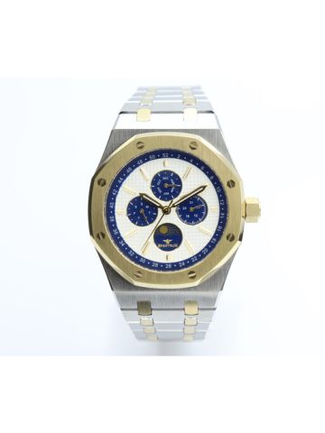 Creative Stainless Steel Men's Two Tone Watch - 25164M-2