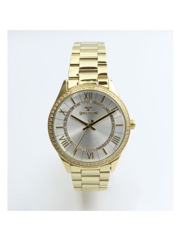 Creative Stainless Steel Women's Gold Watch - 25169L-2