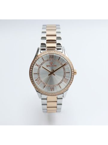 Creative Stainless Steel WOMEN's Two Tone Rose Watch - 25169L-5