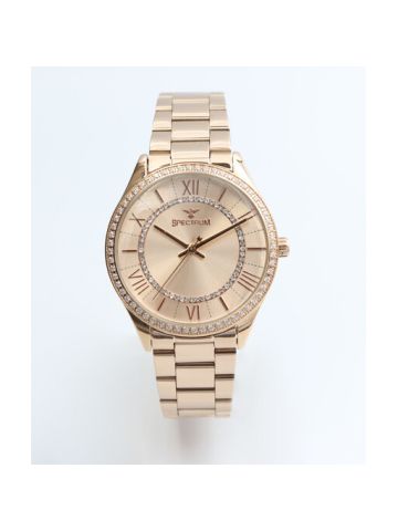 Creative Stainless Steel Women's Rose Gold Watch - 25169L-8