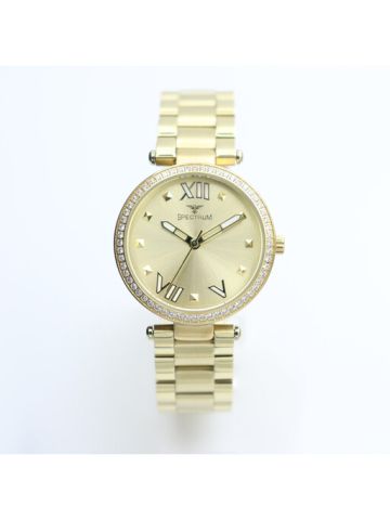 Challenger Stainless Steel WOMEN's Gold Watch - S25168L-1
