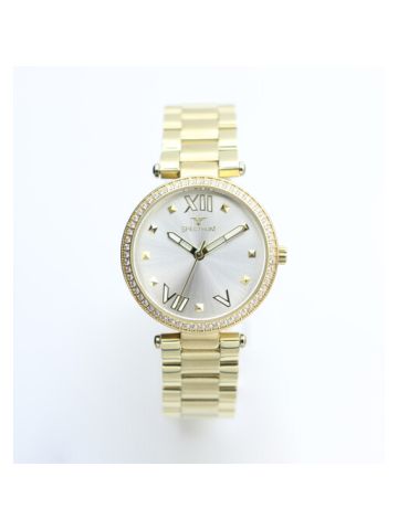 Challenger Stainless Steel WOMEN's Gold Watch - S25168L-2