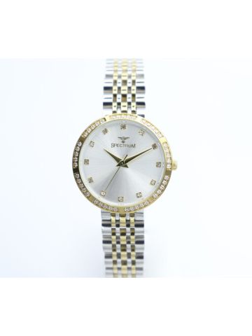 Multidimensional Stainless Steel WOMEN's Two Tone Watch - S25172L-3