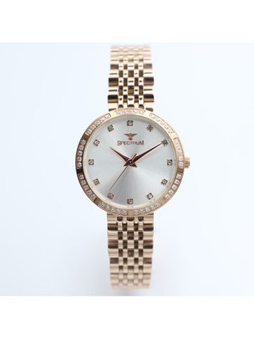 Multidimensional Stainless Steel WOMEN's Rose Gold Watch - S25172L-7