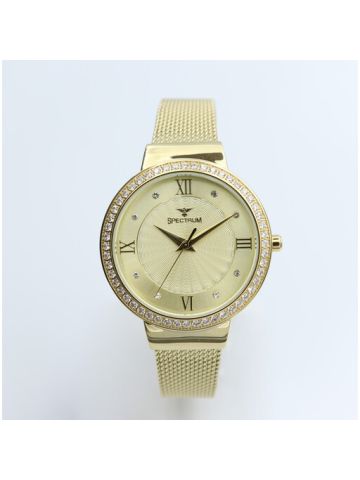 Explorer Mesh Band WOMEN's Gold Watch - S25177L-1
