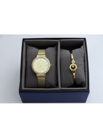 Explorer Mesh Band WOMEN's Gold Watch - S25177L-1B