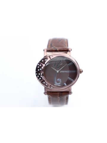 Challenger Leather Women's Brown Watch - 27017L-2