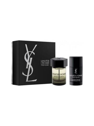 Yves Saint Laurentt La Nuit De L'Homme EDT 100ml+ 75ml Deo Stick Set