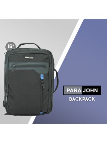 Parajohn 16inch Backpack Black PJBP6639B