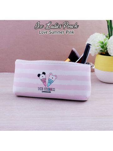 Ice Ladies Pouch Ice Cream Love Summer Pink