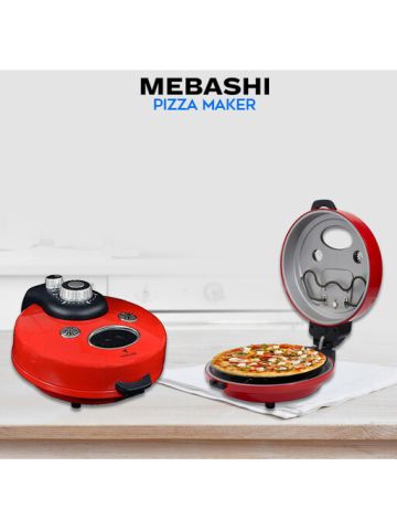 Mebashi Pizza Maker Me-PM1001R Red/Black