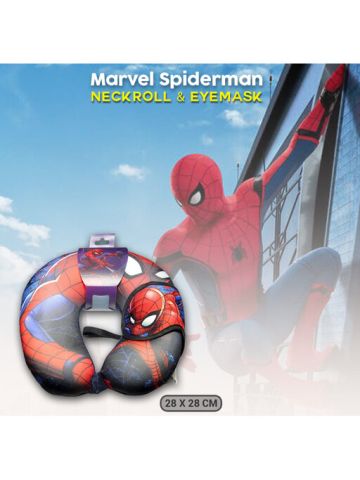 Marvel Spiderman NeckRoll & Eyemask NREM-03