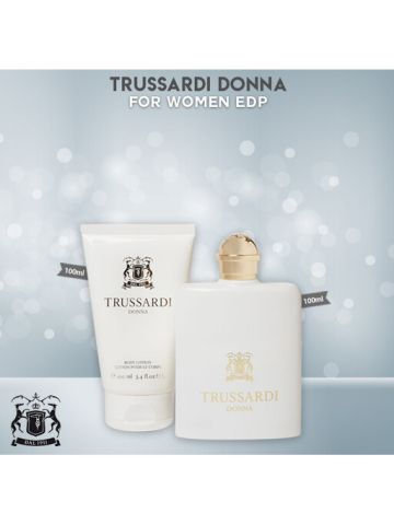 Trussardi Donna For Women EDP 100ml+100ml Bl+Pouch Set
