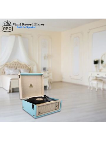 Gpo Soho Vinyl Record Player + Built-In Speaker
