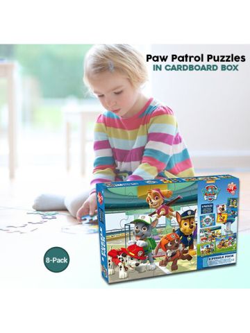 Paw Patrol Puzzles In Cardboard Box 8-Pack