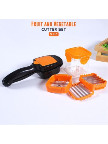 Nicer Quick 5-In-1 Dicer Fruit and Vegetable Cutter Set