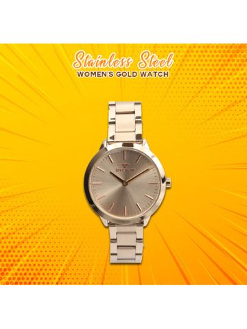 Explorer Stainless Steel Women's Rose Gold Watch