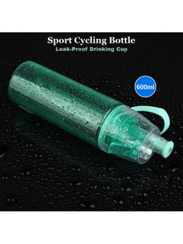 600Ml Sport Cycling Mist Spray Water Gym Beach Bottle