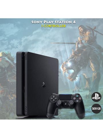 Sony Play Station 4 Slim - 500 Gb, 1 Controller, Black