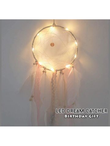 Led Dream Catcher Cloud Feather Dream catcher Girl Birthday Gift