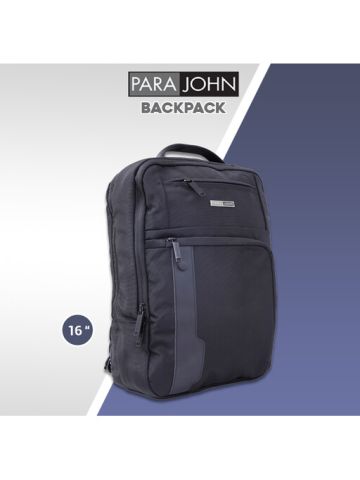 Parajohn 16 inch Backpack Black PJBP6640B