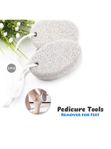 Pedicure Tools 2 Pcs Natural Pumice Stone Hard Skin