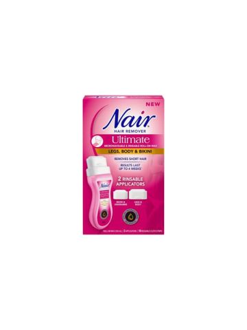 Nair Ultimate Roll-On Body Wax With 100% Naturally Sourced Rice Bran Oil