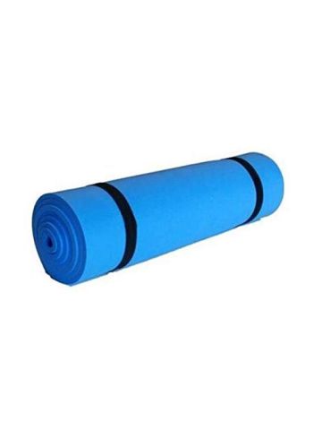 Pro Solid Soft Rubber Exercise Mat - Blue